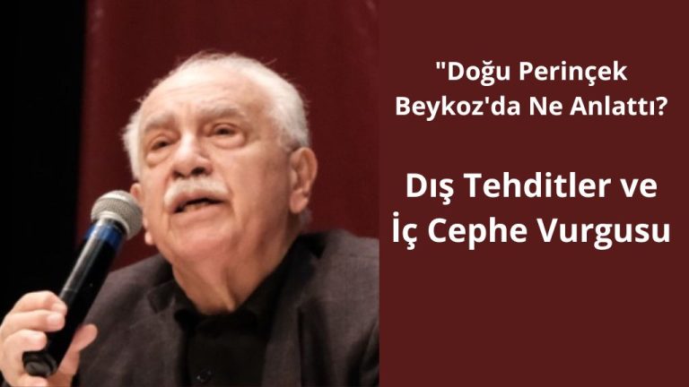 “İç Cephede Birliğimiz Varlığımızla İlgilidir