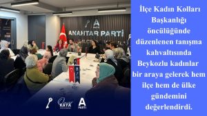 Anahtar Parti Beykoz’da Kadınlarla Buluştu