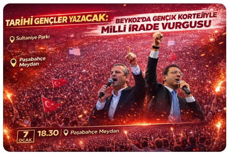 Tarihi Gençler Yazacak: Beykoz’da Gençlik Kortejiyle Milli İrade Vurgusu