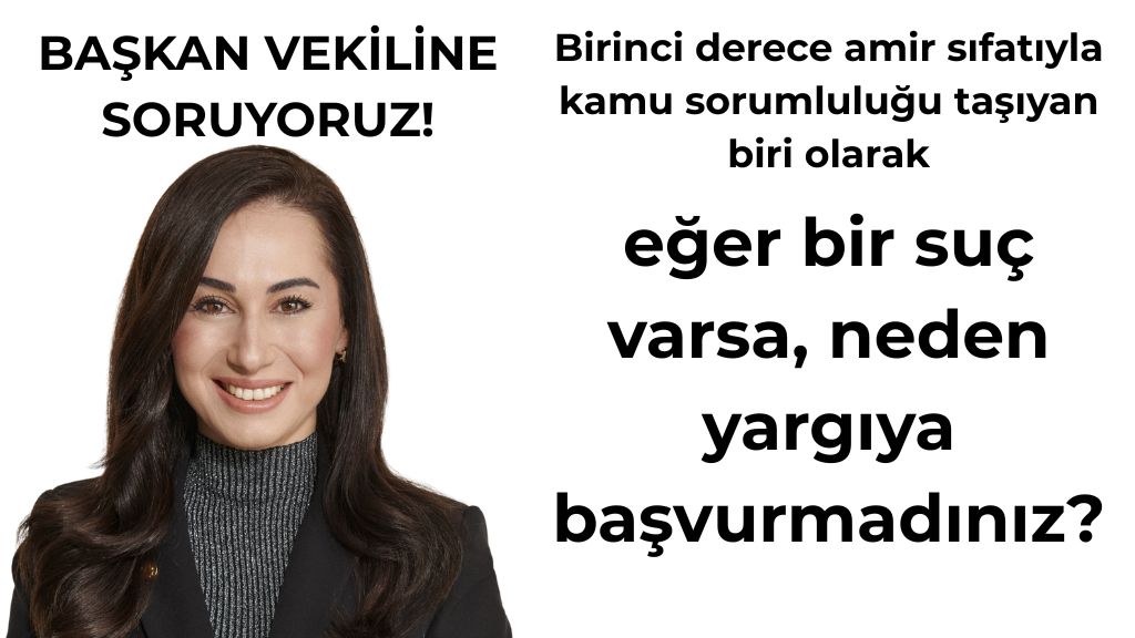 Eğer bir suç varsa, neden yargıya başvurmadınız?