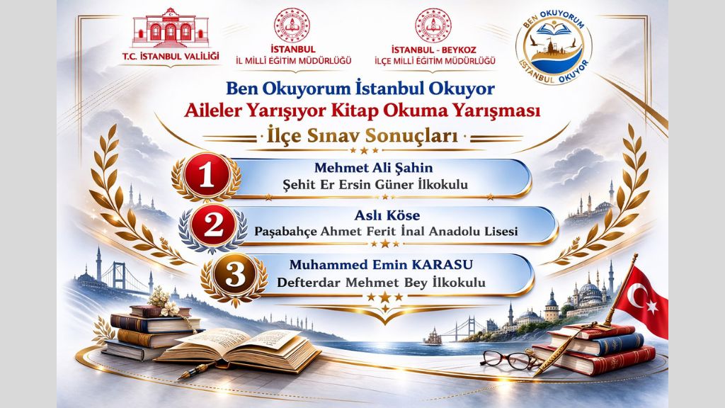 Beykoz’da “Aileler Yarışıyor” Kitap Okuma Yarışması Sonuçları Açıklandı