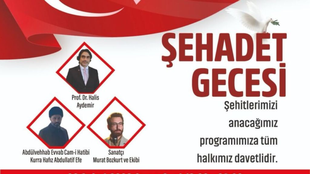 Beykoz’da “Şehadet Gecesi” Programı Düzenlenecek