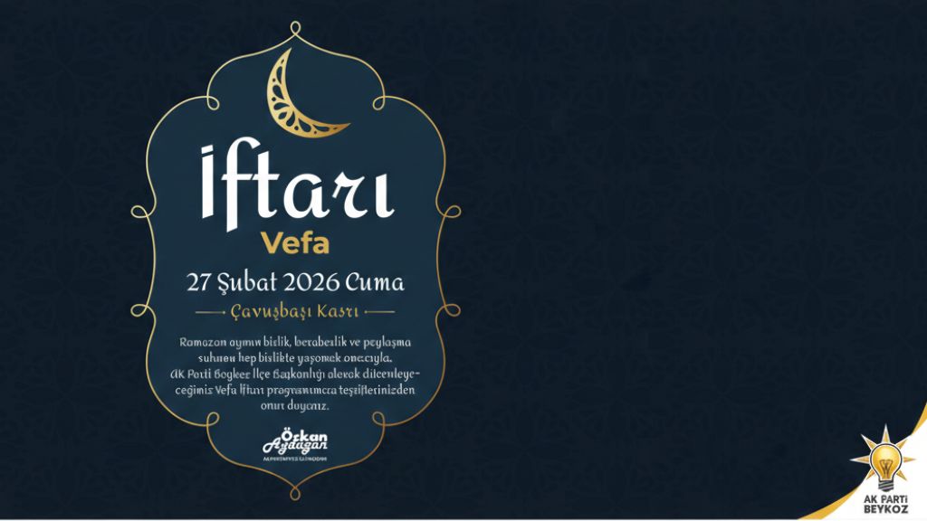 Beykoz AK Parti’den Vefa İftarı