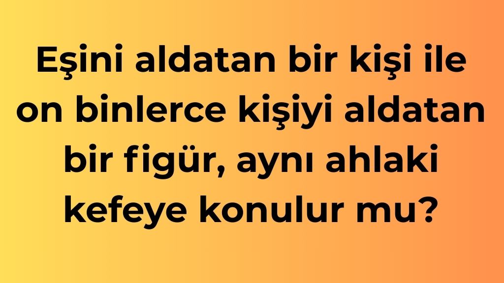 Kitlesel İhanet: Toplumun Çürümesi