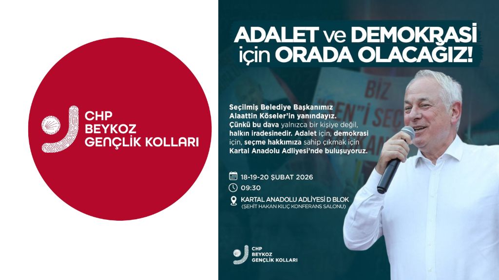 CHP Beykoz Gençlik Kollarından “İradeye Sahip Çık” Çağrısı