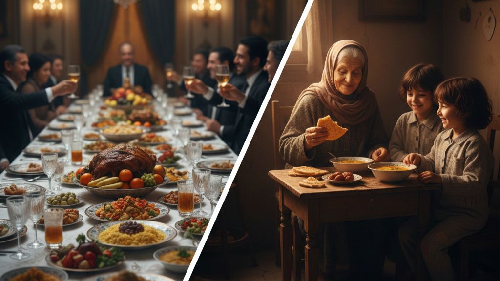 Gösterişli Sofralar mı, Gönül Köprüleri mi?