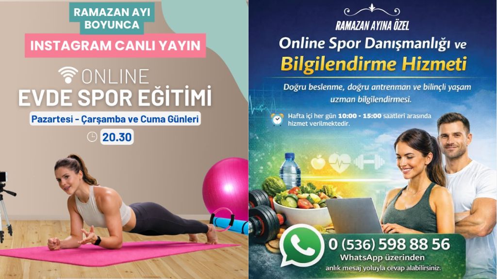 Beykoz Belediyesi’nden Ramazan Ayına Özel Online Spor ve Danışmanlık Hizmeti