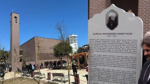 İBB,Elmalılı Hamdi Yazır Camii’ni İbadete Açtı