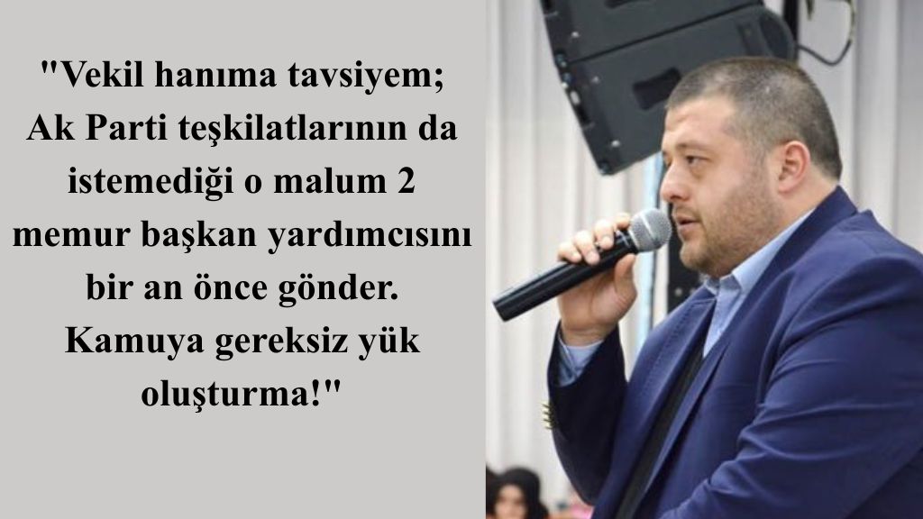 EKREM TUNCER: “BEYKOZ’DA BELEDİYE BAŞKAN YARDIMCISI SAYISI 5’E DÜŞÜRÜLMELİ!”