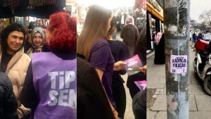 TİP’li Kadınlardan Paşabahçe’de 8 Mart Çıkartması: “Kara Düzeninizi Kadınlar Yıkacak”