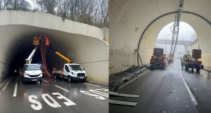 BEYKOZ ELMALI TÜNELİ’NDE ÇALIŞMALAR SÜRÜYOR: TRAFİK AKIŞI ÇİFT YÖNLÜ SAĞLANIYOR