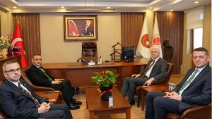 VALİ DAVUT GÜL’DEN BAŞSAVCI NECAATTİN ÖZTÜRK’E HAYIRLI OLSUN ZİYARETİ