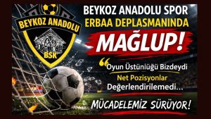 Beykoz Anadolu Spor, Erbaa Deplasmanından Puan Çıkaramadı