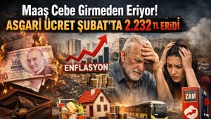 Maaş Cebe Girmeden Eriyor: Asgari Ücret Şubat’ta 2.232 TL Değer Kaybetti