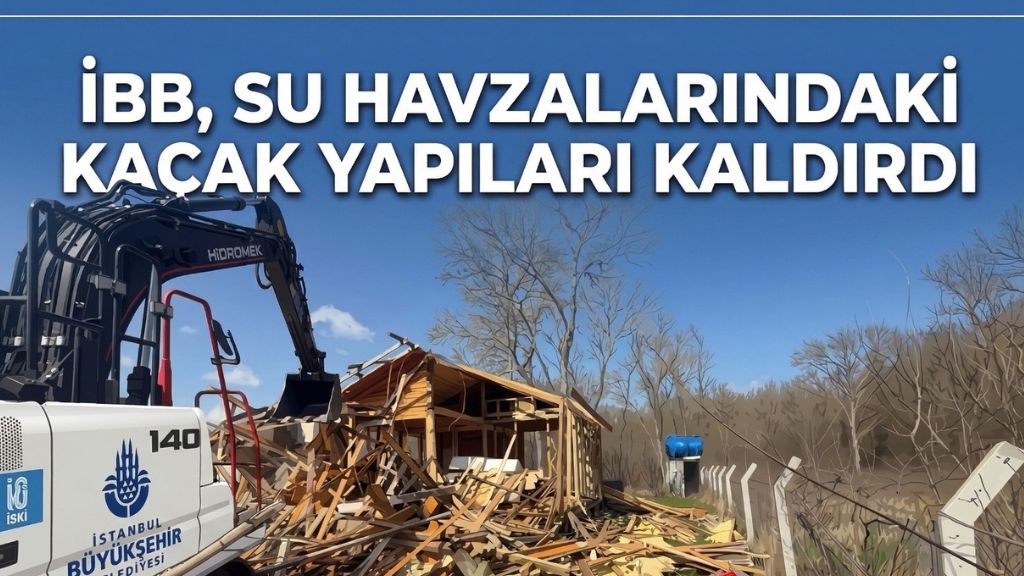 İBB, SU HAVZALARINDAKİ KAÇAK YAPILARA ACIMIYOR