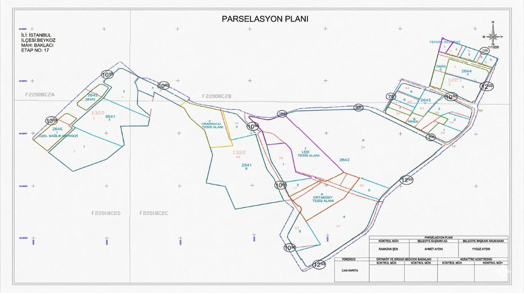 BEYKOZ BAKLACI MAHALLESİ’NDE 17.ETAP İMAR UYGULAMASI ASKIYA ÇIKTI
