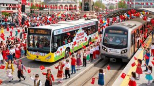 İSTANBUL’DA 23 NİSAN’DA ULAŞIM ÜCRETSİZ OLACAK