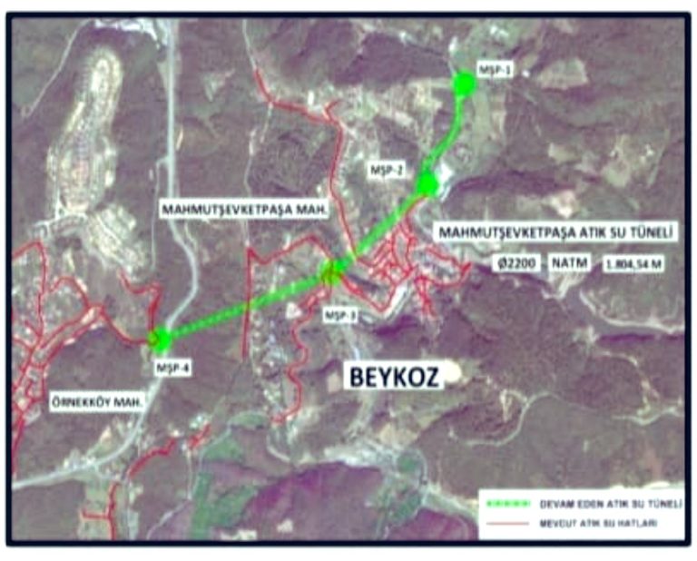 BEYKOZ’UN DEV ALTYAPI YATIRIMINDA SONA GELİNDİ: MAHMUTŞEVKETPAŞA ATIK SU TÜNELİ TAMAMLANIYOR