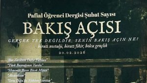 PAŞABAHÇE AHMET FERİT İNAL ANADOLU LİSESİ ÖĞRENCİLERİNDEN ANLAMLI YAYIN