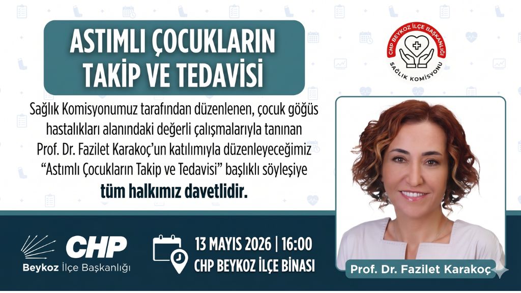 ASTIMLI ÇOCUKLARIN TAKİP VE TEDAVİSİ BEYKOZ’DA KONUŞULACAK