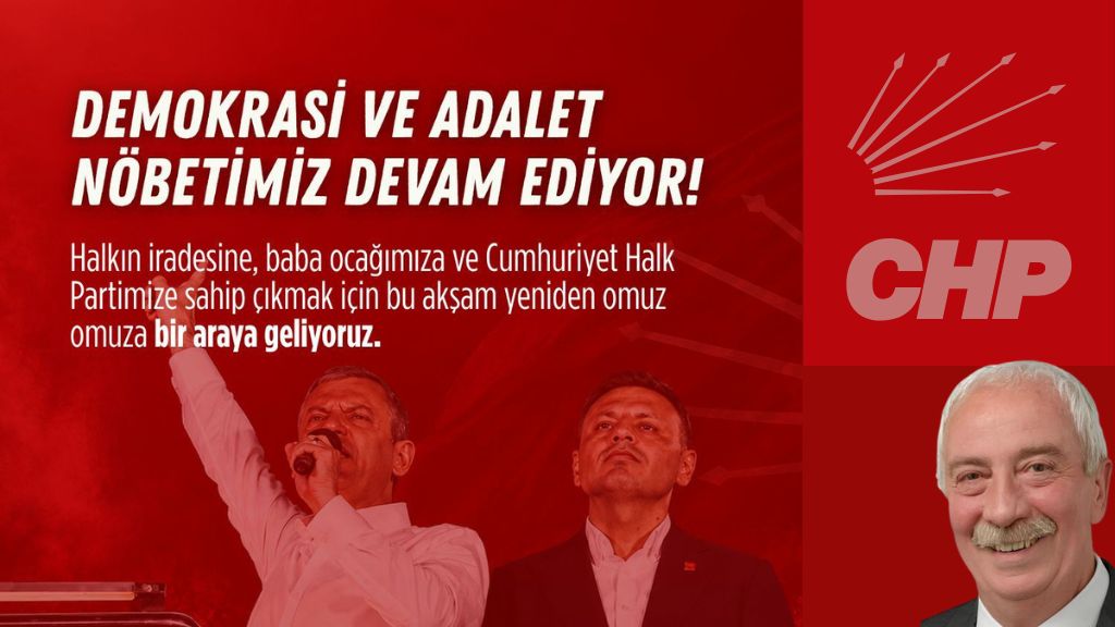 CHP BEYKOZ’DAN ‘MUTLAK BUTLAN’ KARARINA KARŞI DEMOKRASİ VE ADALET NÖBETİ