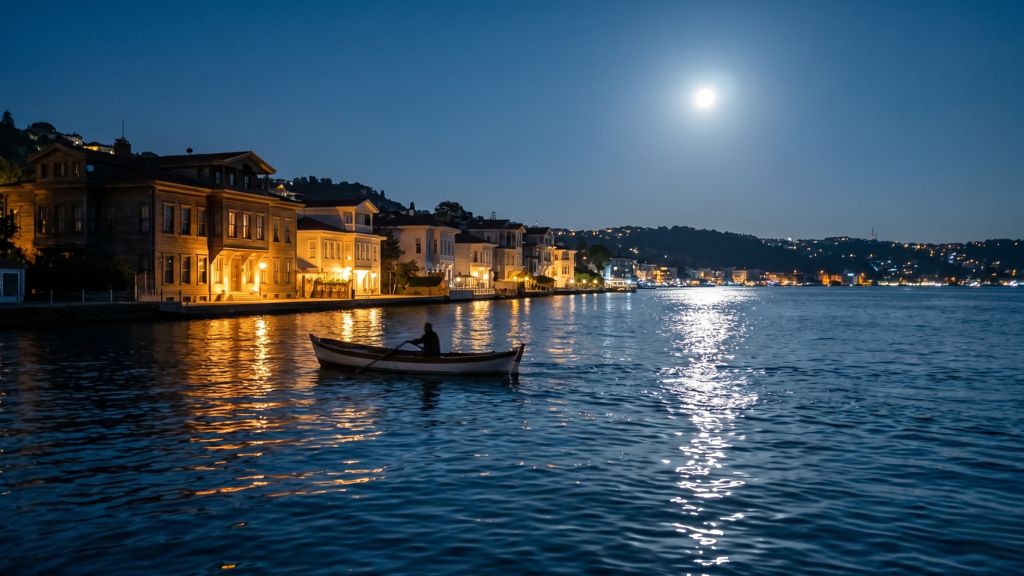 BAK BİR VARMIŞ BİR YOKMUŞ, AY BEYAZ DENİZ MAVİ, ÇEK KAYIKÇI KÜREKLERİ