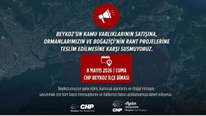 BEYKOZ’UN GELECEĞİ İÇİN KRİTİK ÇAĞRI: CHP BEYKOZ TAŞINMAZ SATIŞLARINA KARŞI SES YÜKSELTİYOR