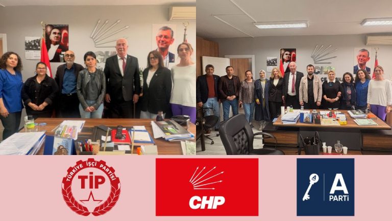 CHP BEYKOZ’A DEMOKRASİ VE DAYANIŞMA ZİYARETLERİ: ANAHTAR PARTİ VE TİP’TEN DESTEK