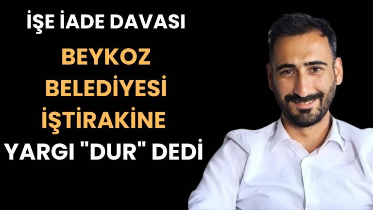 İŞTEN ÇIKARMAYA İŞE İADE KARARI