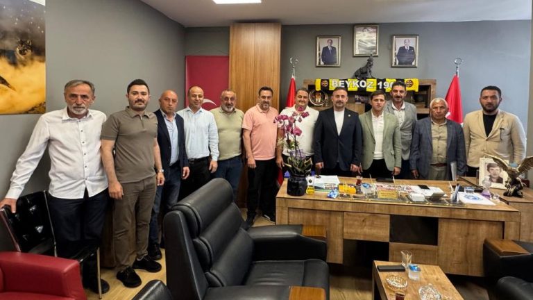 BEYKOZ MUHTARLARINDAN MHP İLÇE BAŞKANI GÜNDOĞDU’YA HAYIRLI OLSUN ZİYARETİ