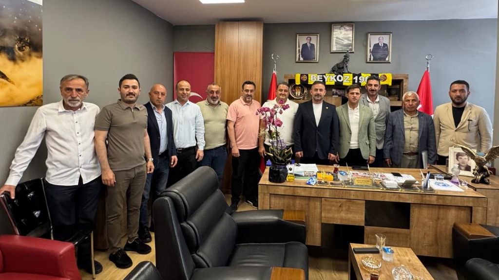 BEYKOZ MUHTARLARINDAN MHP İLÇE BAŞKANI GÜNDOĞDU’YA HAYIRLI OLSUN ZİYARETİ