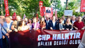 BEYKOZ’DA ADALET VE İRADE YÜRÜYÜŞÜ: “CHP HALKTIR, HALKIN DEDİĞİ OLUR”