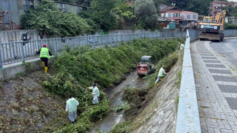 BEYKOZ ÇİFTEHAVUZLAR DERESİ’NDE BÜYÜK TEMİZLİK: TAŞKIN VE KOKU RİSKİNE KARŞI ÖNLEM