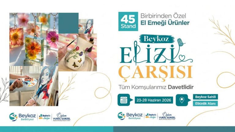 BEYKOZ SAHİLİ’NDE EL EMEĞİ RÜZGARI: EL İZİ ÇARŞISI KAPILARINI AÇIYOR