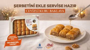 CEVİZLİ KURU BAKLAVA İHE BÜFELERİNDE