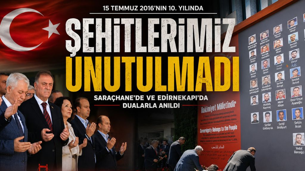 15 Temmuz Şehitleri Dualarla Anıldı