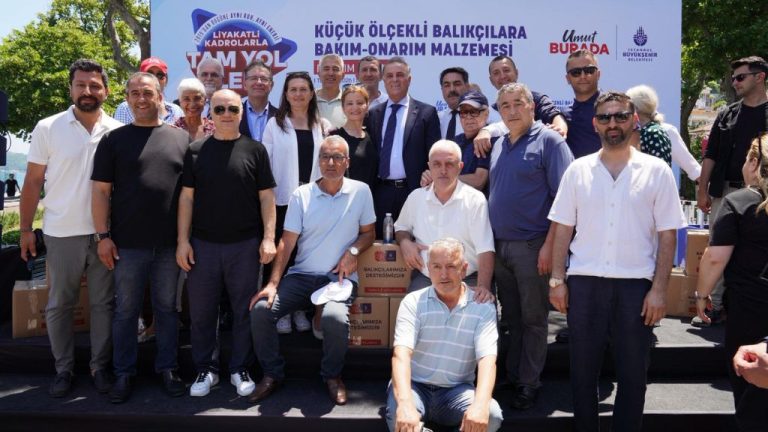 İBB’DEN BALIKÇILARA MALZEME DESTEĞİ