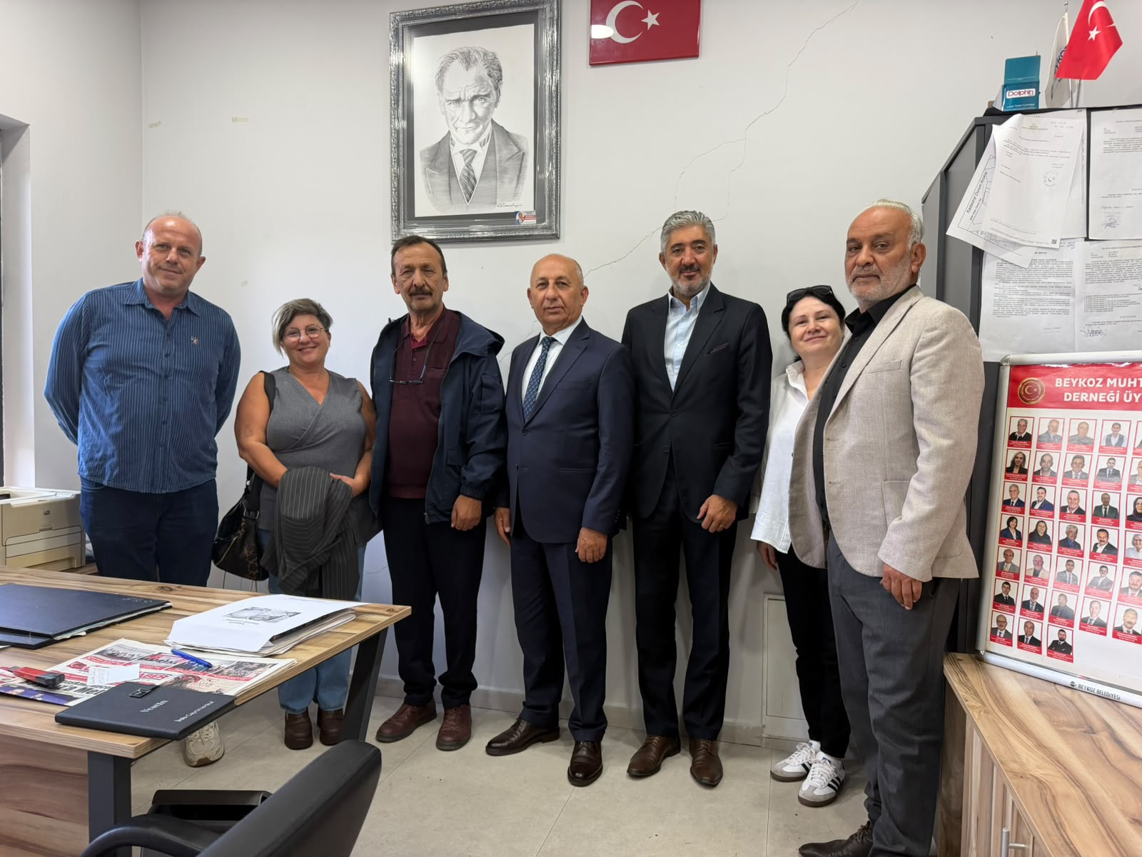 CHP Beykoz heyetinin muhtar ziyareti