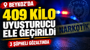Beykoz’da Narkotik Operasyonu: 409 Kilo Skunk Ele Geçirildi