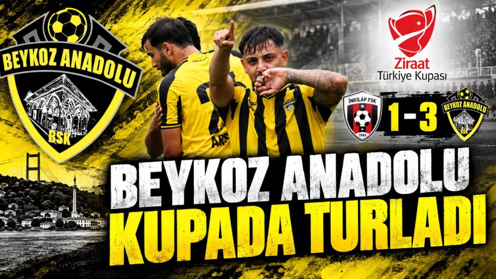Beykoz Anadolu Kupada Turladı: 3-1