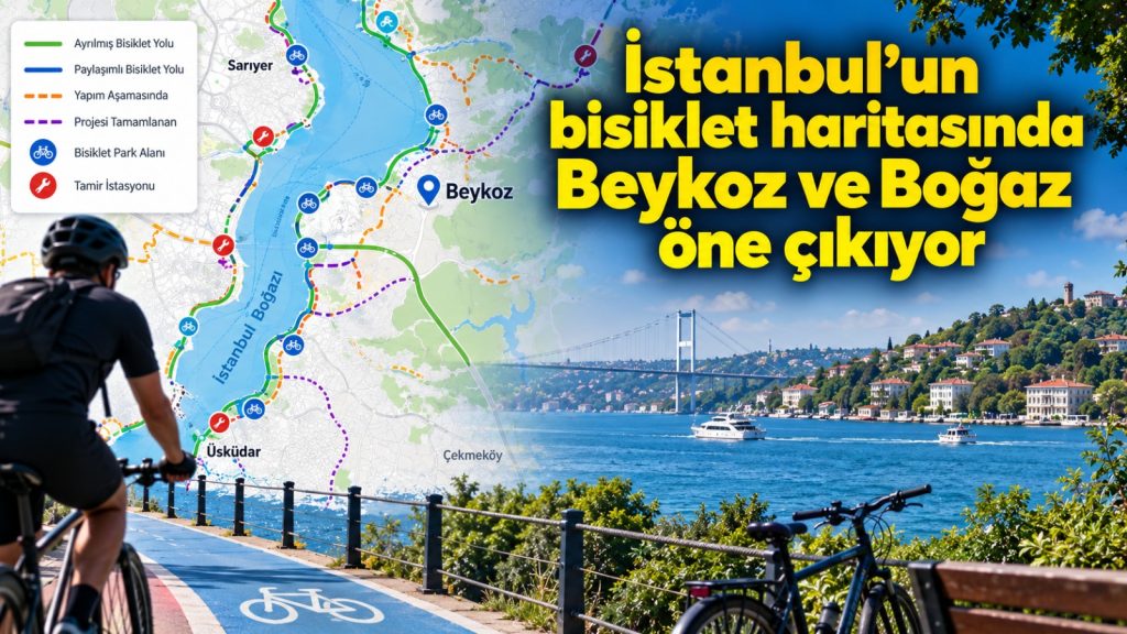 İstanbul’un bisiklet haritasında Beykoz ve Boğaz öne çıkıyor