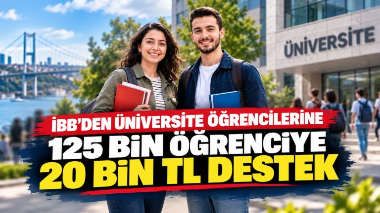 İBB’den 125 bin üniversiteliye 20 bin TL destek