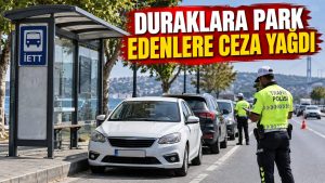 Beykoz’da duraklara park edenlere ceza yağdı