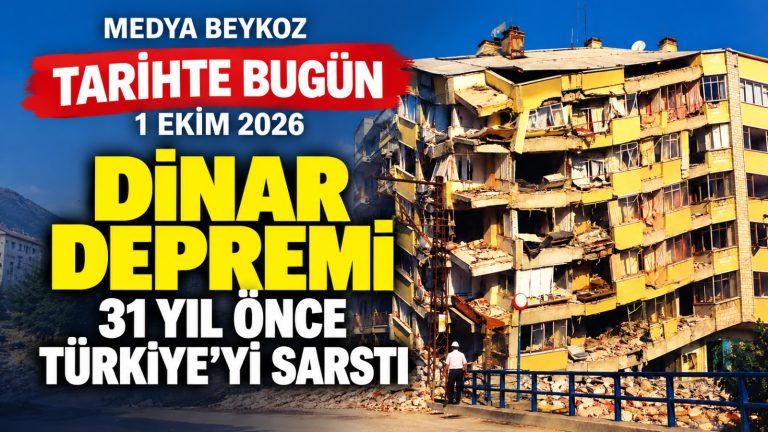 Tarihte Bugün: Dinar’ı yıkan depremin üzerinden 31 yıl geçti