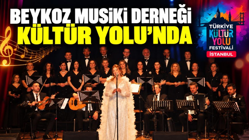 Beykoz Musiki Derneği Kültür Yolu Festivali sahnesinde