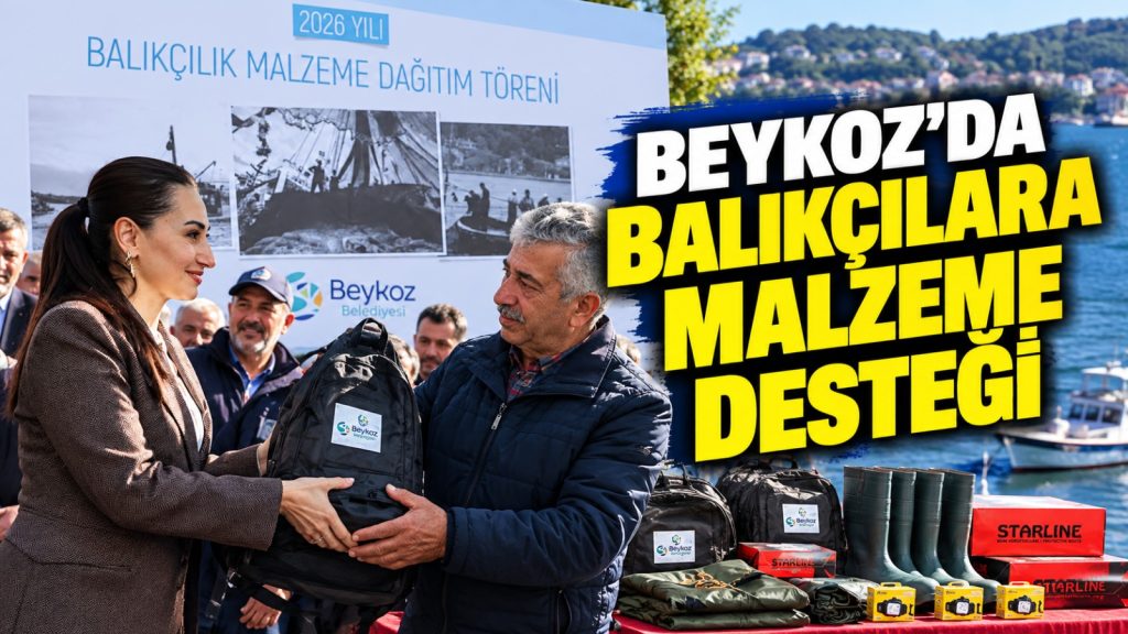 Beykoz Belediyesi’nden 177 balıkçıya malzeme desteği