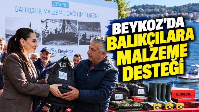 Beykoz Belediyesi’nden 177 balıkçıya malzeme desteği