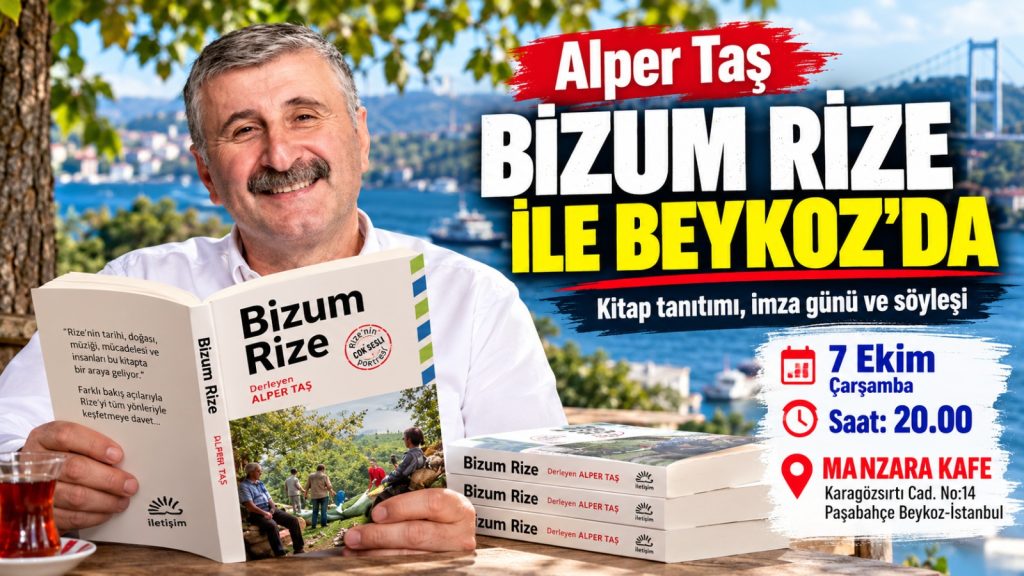 Alper Taş ‘Bizum Rize’ ile Beykoz’da