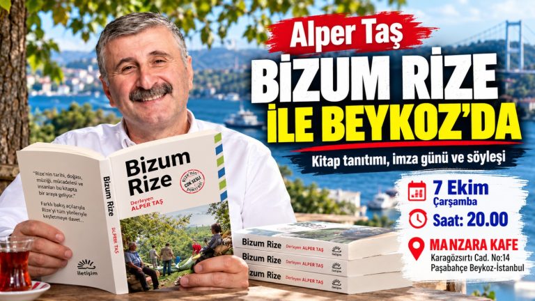 Alper Taş ‘Bizum Rize’ ile Beykoz’da
