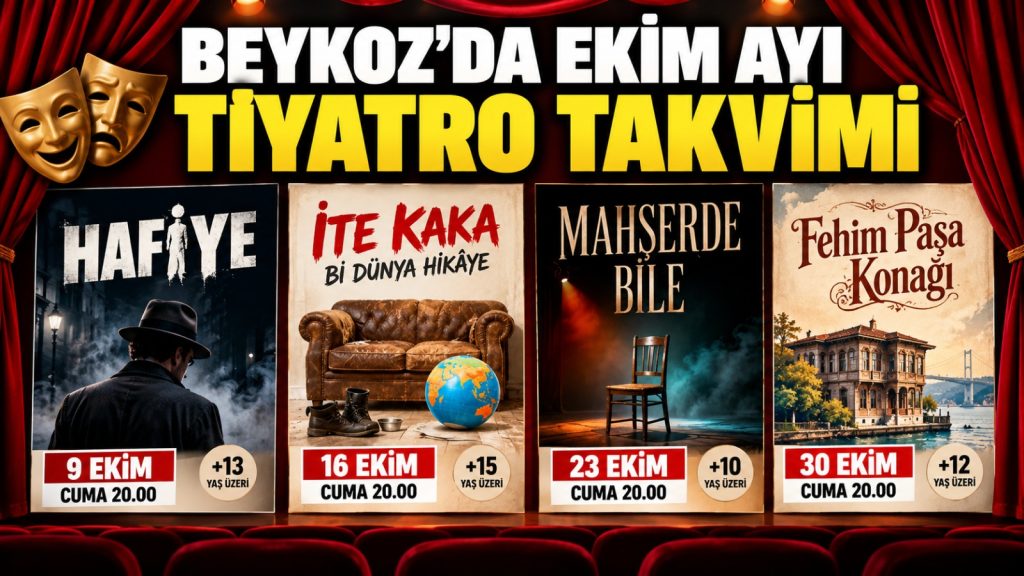 Beykoz’da ekim ayı tiyatro takvimi belli oldu